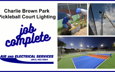 Pickleball Court Lighting at Charlie Brown Park